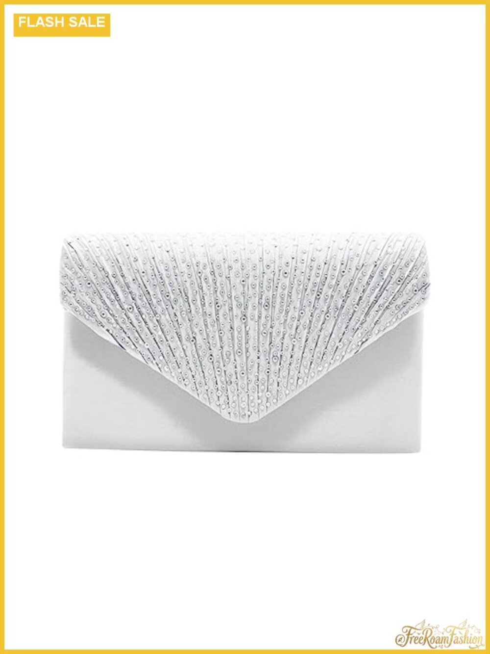 Satin Evening Handbag Bridal Clutch Wedding Purse Women's Party Bag